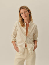 Marigold Stripe Gentleman Shirt