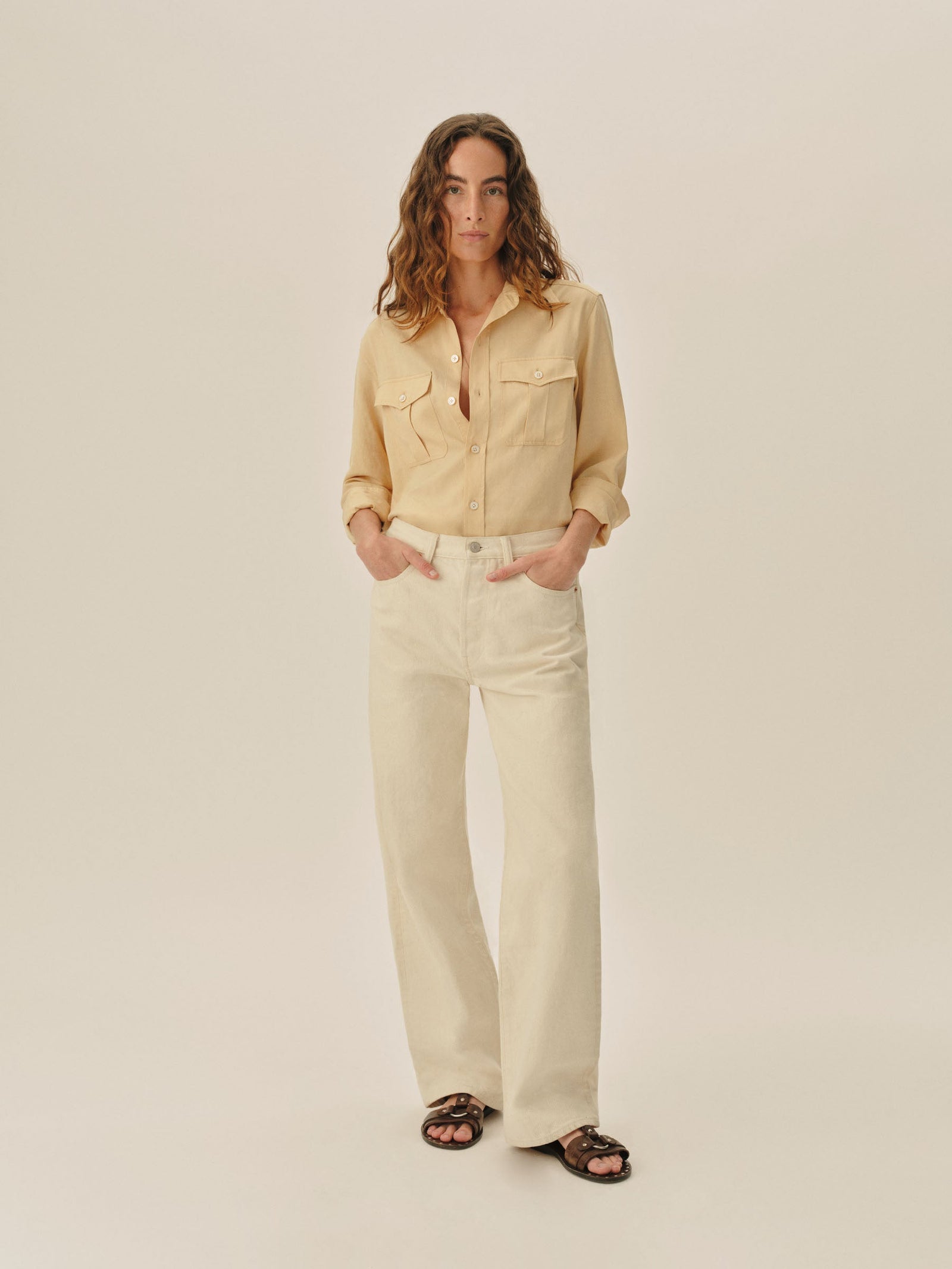 Draped Twill Cpo Shirt