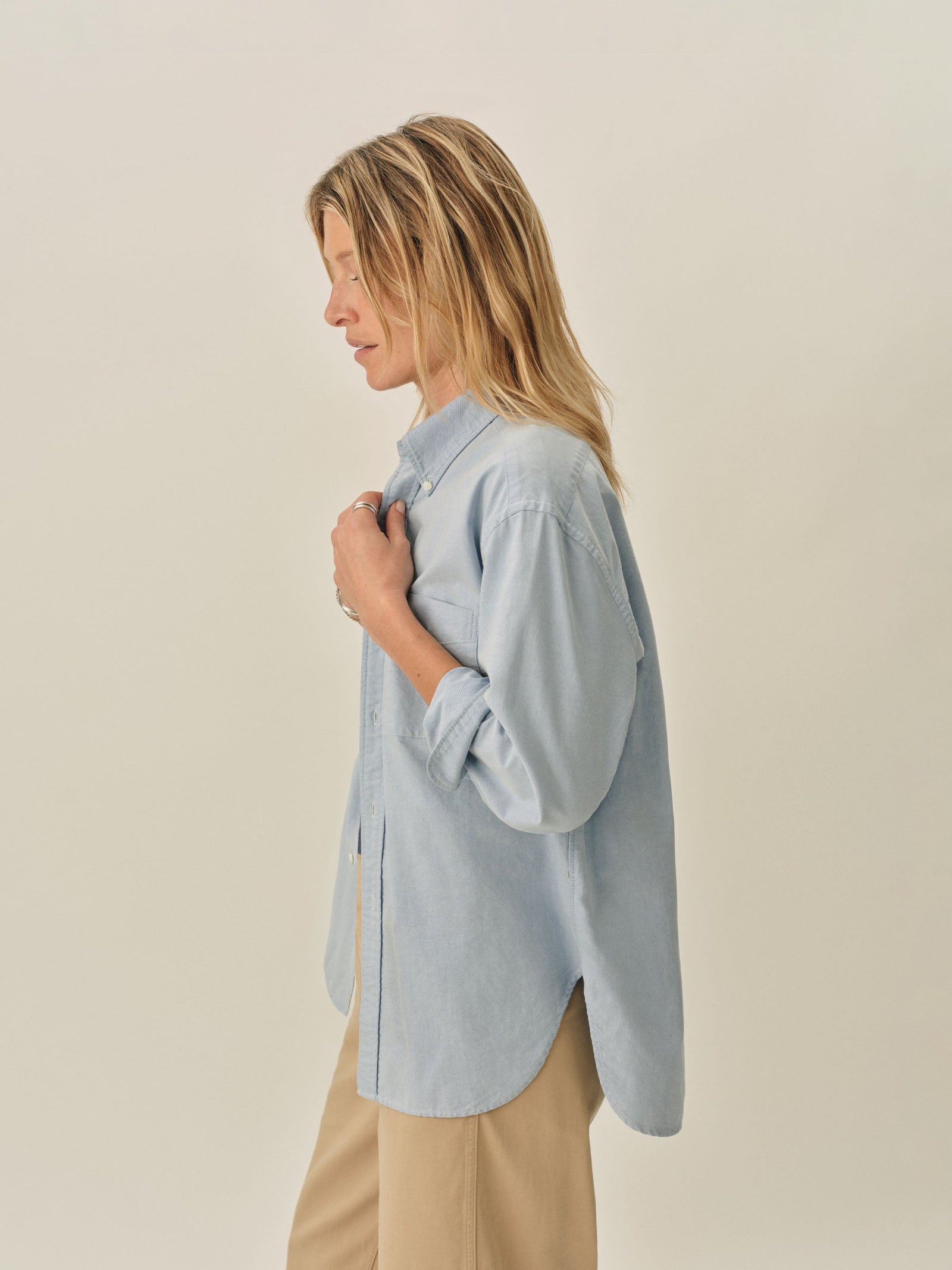 Blue EOE Big Oxford BD Shirt