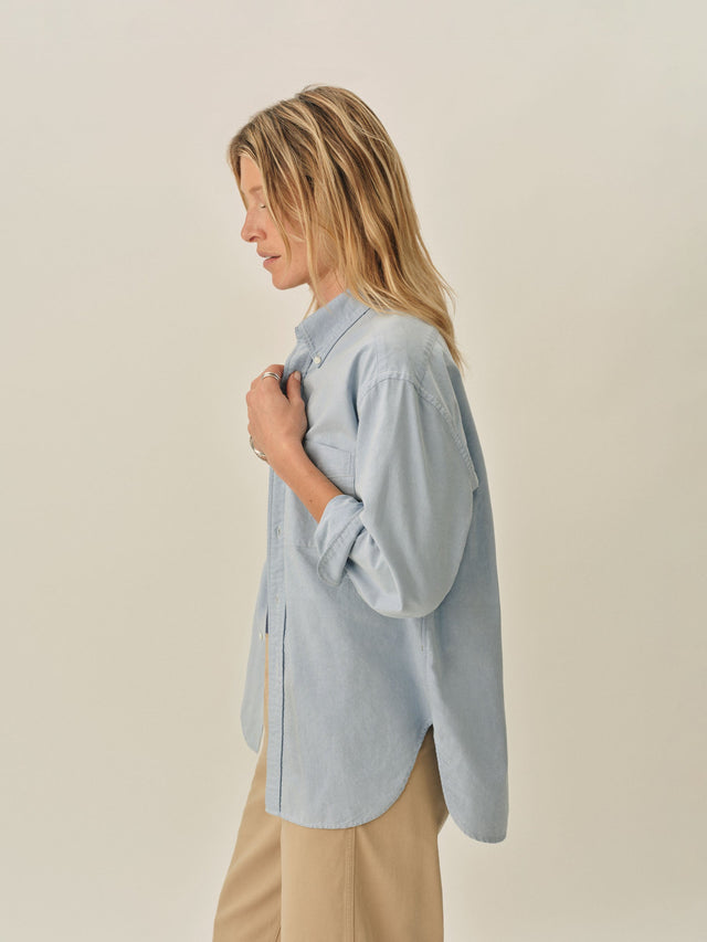 Blue EOE Big Oxford BD Shirt