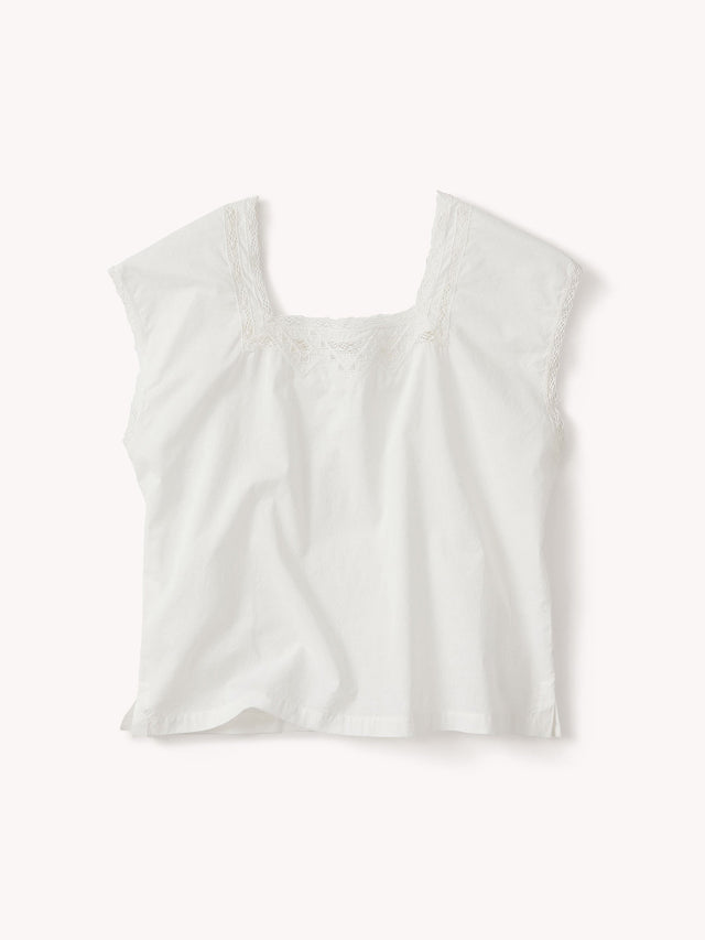 Natural Heirloom Poplin Tee