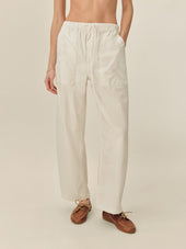 Natural Parachute Poplin Pull-On Pant