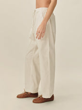 Natural Parachute Poplin Pull-On Pant