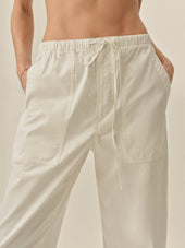 Natural Parachute Poplin Pull-On Pant