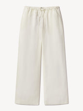 Sea Shell Crosshatch Linen Easy Pant