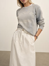 Paperweight Poplin Pleated Skirt