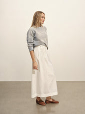 Paperweight Poplin Pleated Skirt