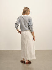 Paperweight Poplin Pleated Skirt
