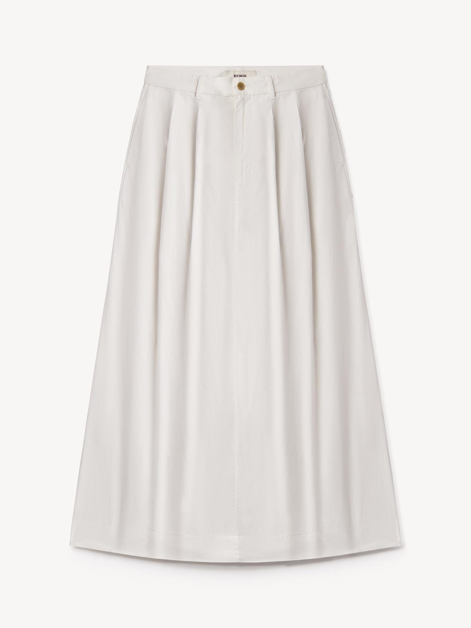 Paperweight Poplin Pleated Skirt