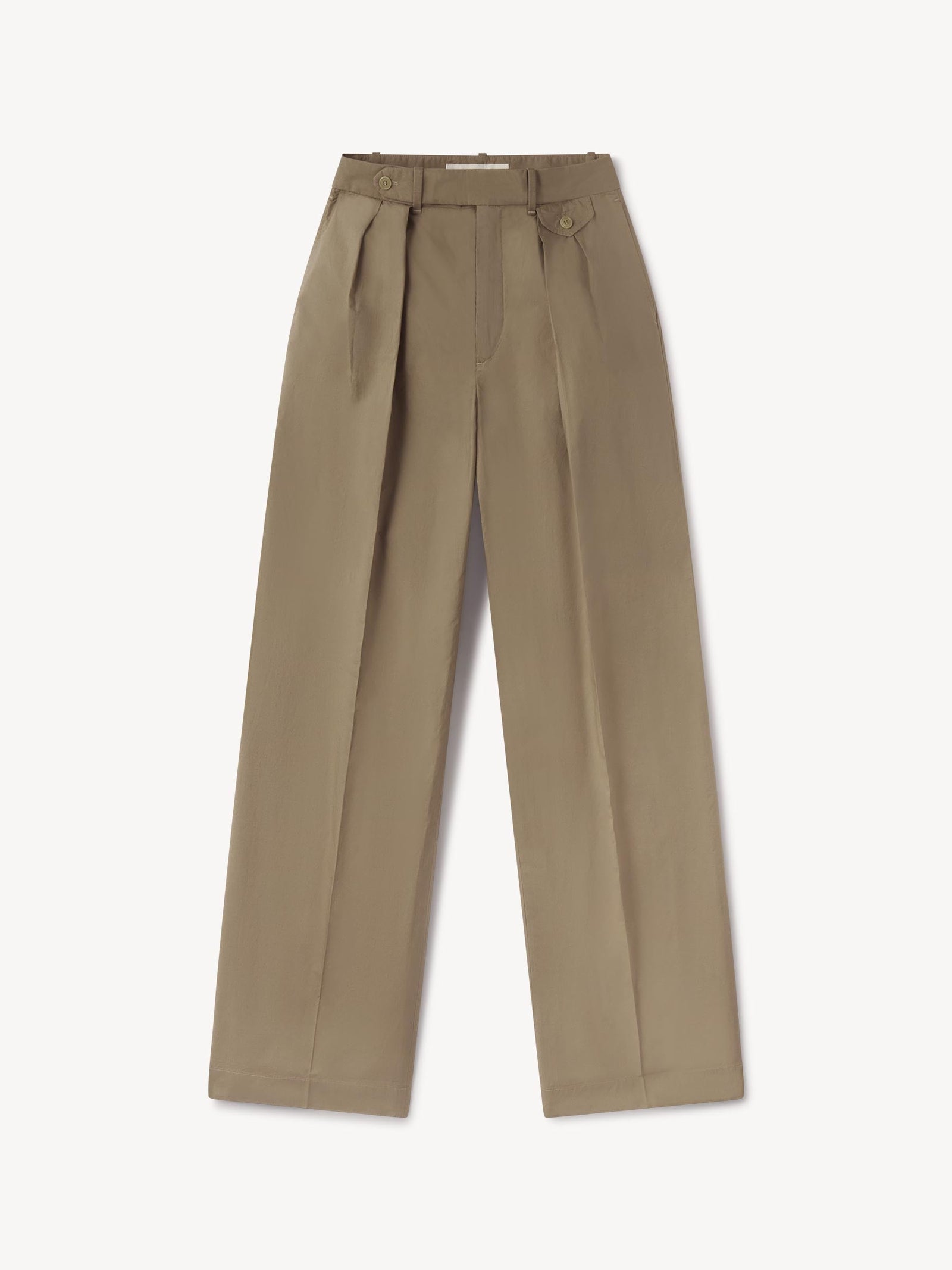 Paperweight Poplin Pleated Trouser