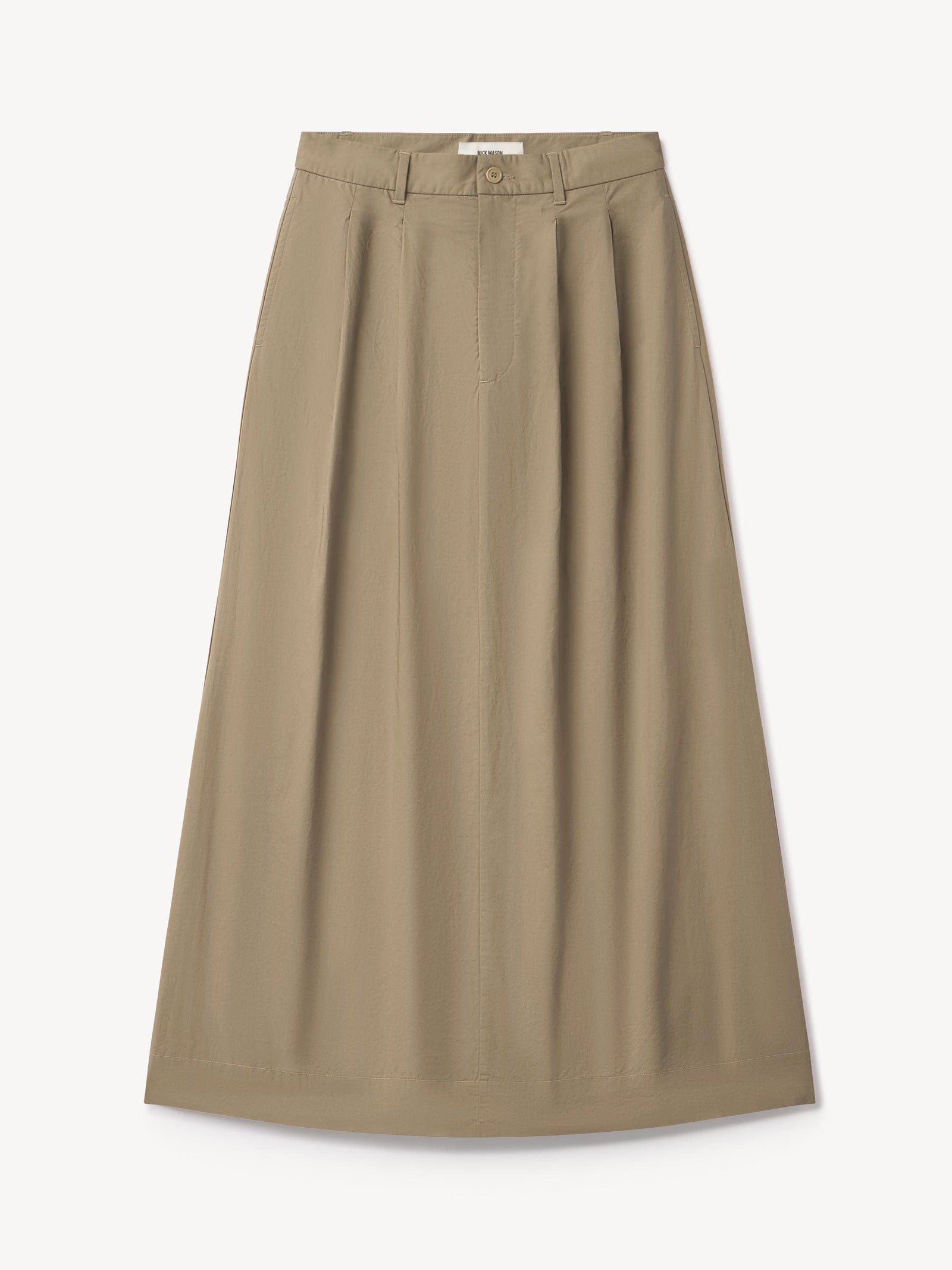 Paperweight Poplin Pleated Skirt