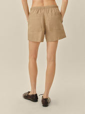 Putty Parachute Poplin Pull-On Short