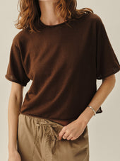 Lighthouse Linen Roll Neck Tee