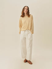 Natural Parachute Poplin Pull-On Pant