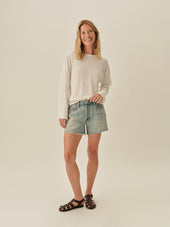Lighthouse Linen Roll Neck