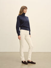 Rainstorm Heather Idyllwild Cashmere Turtleneck