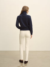Rainstorm Heather Idyllwild Cashmere Turtleneck