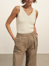 Paperweight Poplin Pleated Trouser