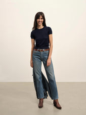 Featherweight Silk Cashmere Tee