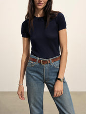 Featherweight Silk Cashmere Tee