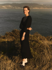 Black Beverly Knit Skirt