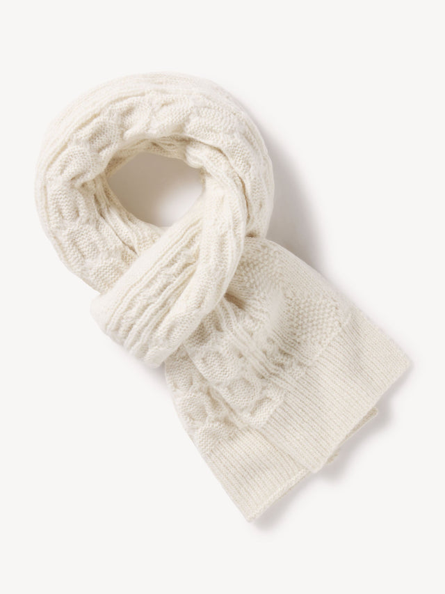 Natural Highland Alpaca Scarf