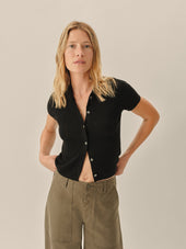 Coastal Linen Pointelle Polo