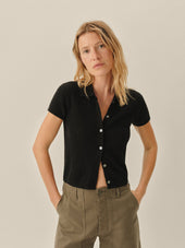 Coastal Linen Pointelle Polo