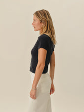 Coastal Linen Pointelle Polo
