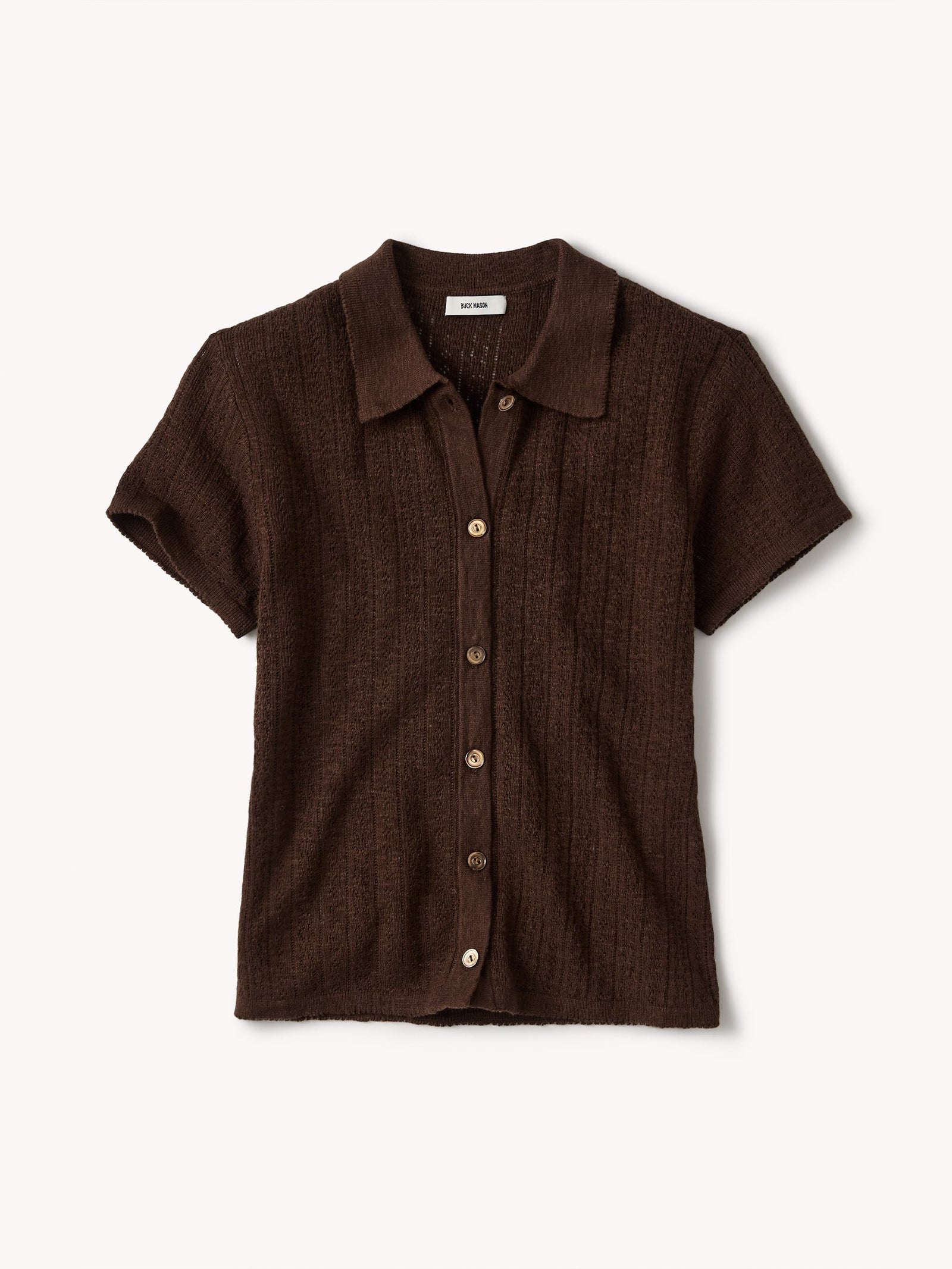 Coastal Linen Pointelle Polo