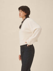 Natural California Cashmere Classic Crew