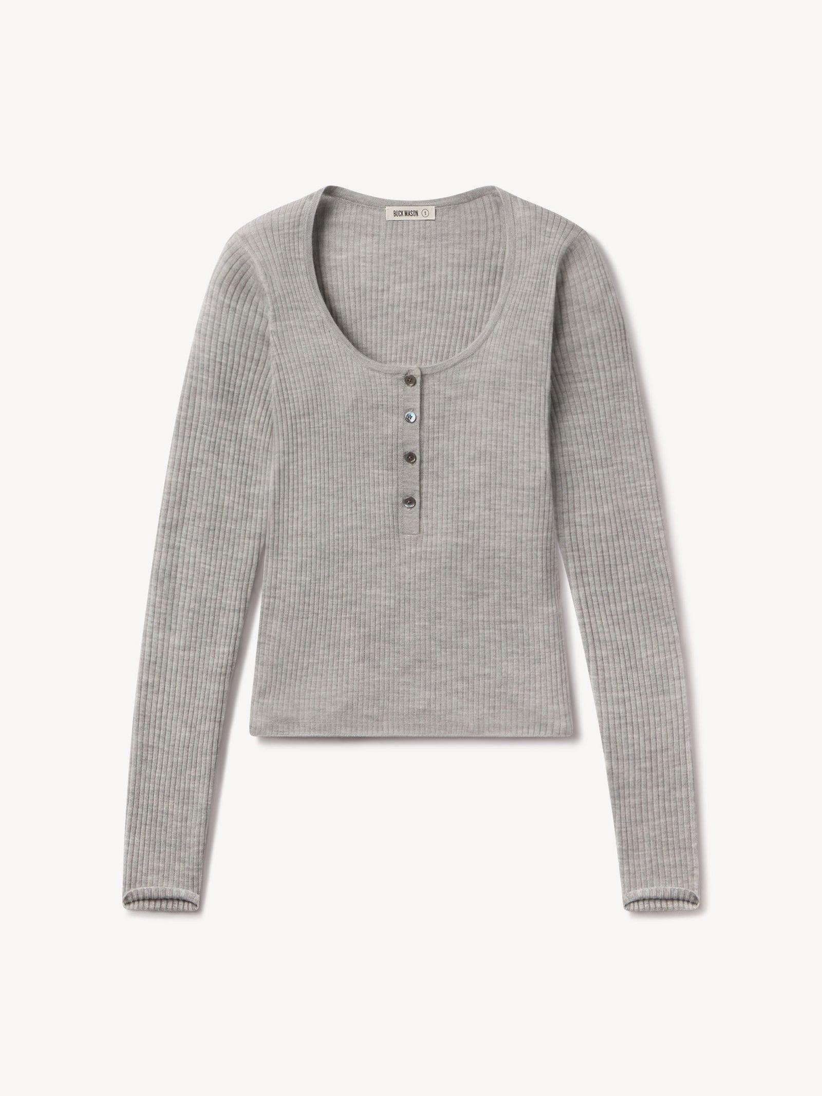 Featherweight Silk Cashmere Scoop Henley