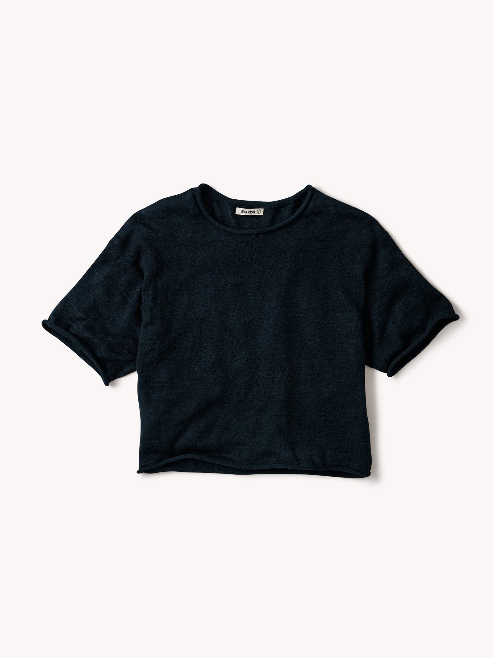 Lighthouse Linen Roll Neck Tee