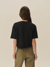 Lighthouse Linen Roll Neck Tee