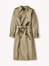 Dried Olive Signature Trench