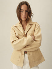Pebbled Deerskin All Day Field Jacket
