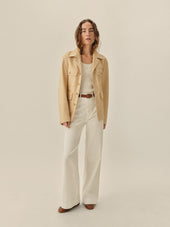 Pebbled Deerskin All Day Field Jacket