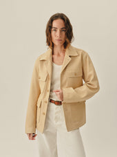 Pebbled Deerskin All Day Field Jacket