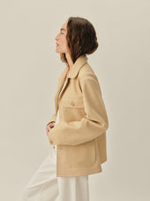 Pebbled Deerskin All Day Field Jacket