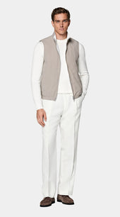 Light Taupe Reversible Vest