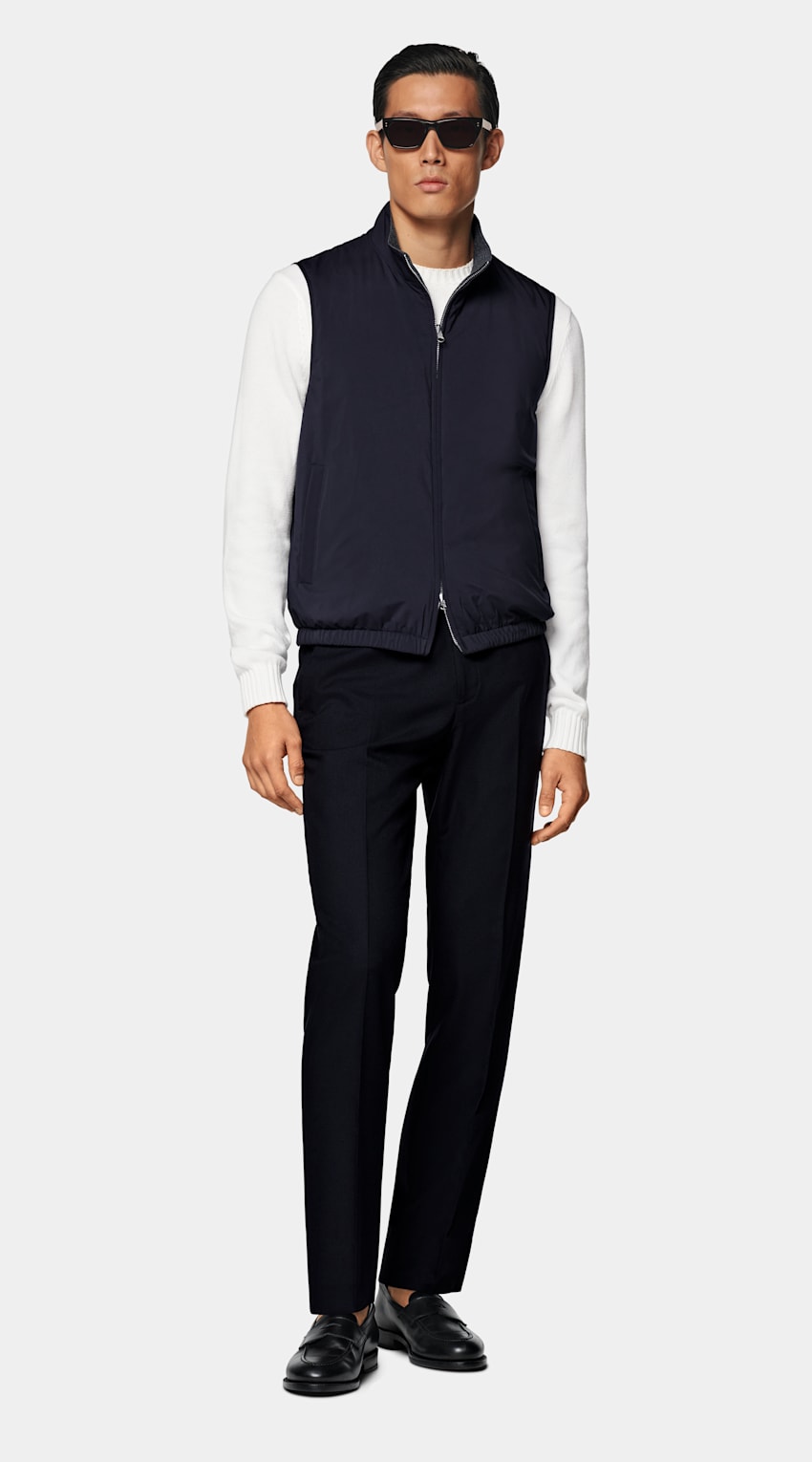 Reversible Light Padded Zip Vest