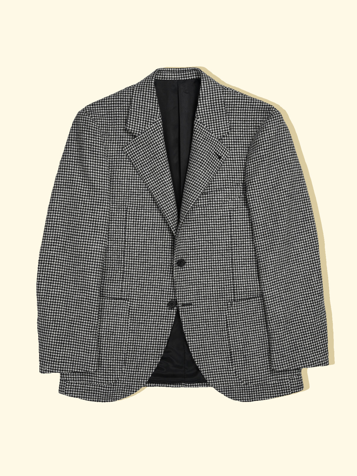 Merino Wool Sport Jacket White Houndstooth The Anthology
