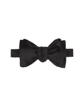 Bow Tie - Black Satin