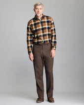 Large Scale Plaid Cedar Shirt