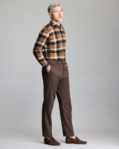 Large Scale Plaid Cedar Shirt
