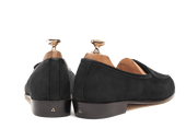 Sagan Classic Precious Leather Loafers In Suede And Crocodile