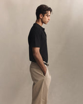Ice Cotton Polo Black