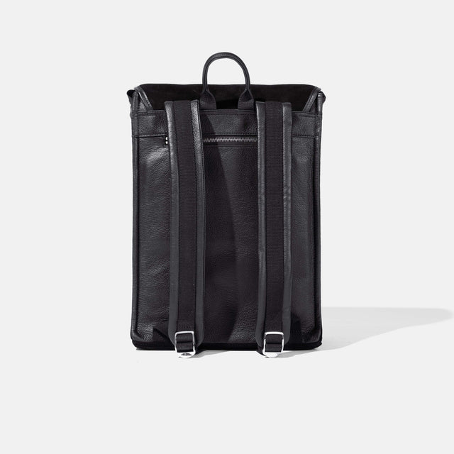 Backpack in Black Suede