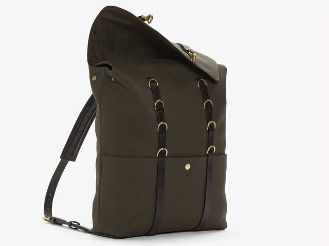 M/S Backpack – Army/Dark Brown