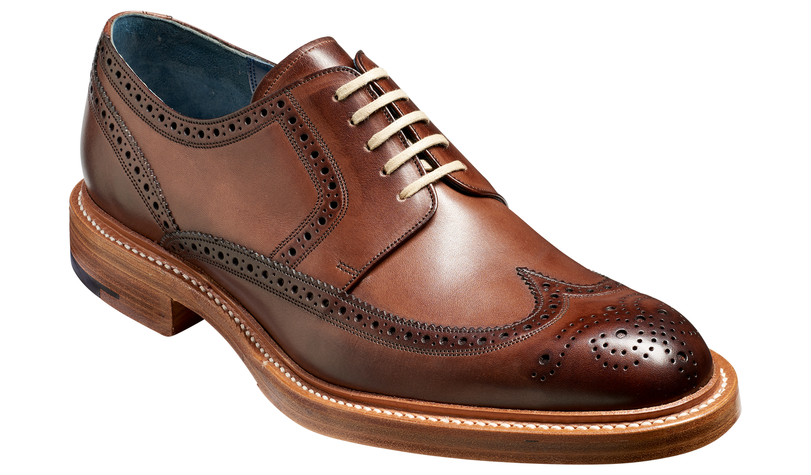 Bailey - Ebony Hand Painted - Derby Shoe Men
